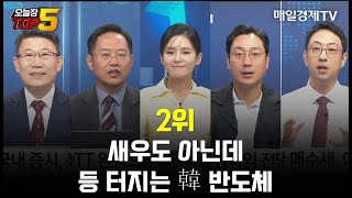 [오늘장TOP5 2위] 새우도 아닌데 등 터지는 韓 반도체