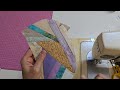 patchwork tutorial fantastic quilt idea 100% using your scrap fabrics😍