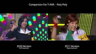 [🎧 RECOMMENDED] Comparison for T-ARA - Roly Poly