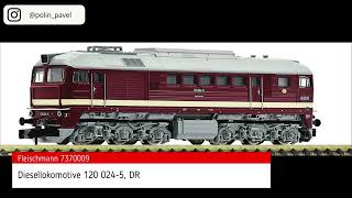 Fleischmann 7370009 Scale N Diesel locomotive 120 024-5, DR