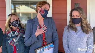 HomeAid Austin celebrates Tiny Home ribbon cutting with Cumby Group and Mobile Loaves & Fishes