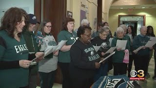 Group of nuns in Delco praying for Eagles win