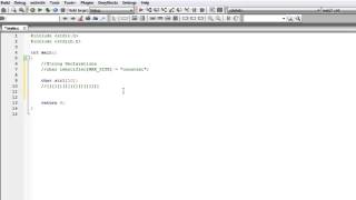C Tutorials - #6 - String Declaration (Part 1 of 2)
