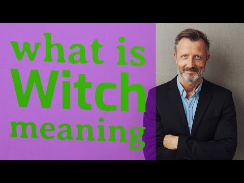 What does sorciere mean in English?