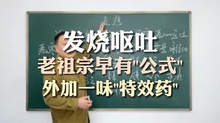 发烧呕吐，老祖宗早有公式，小柴胡汤主之，外加一味“特效药”