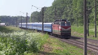 Электровоз ЧС4т-601 близ о.п. Птичь / CS4t-601 near Ptich stop