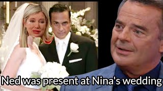 General Hospital Shocking Spoilers Ned was present at Nina's wedding, Sonny canceled the wedding