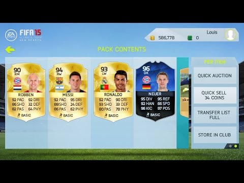 FIFA 15 IOS NEW SEASON PACK OPENING HUNT FOR 90+ RATED PLAYERS FIFA 15 IOS NEW SEASON PACK OPENING HUNT FOR 90+ RATED PLAYERS
