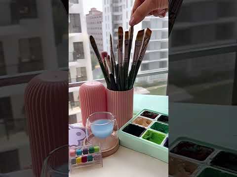 Painting techniques #shorts #art #painting #youtubeshorts