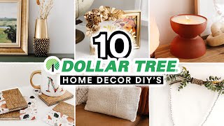 10 DIY DOLLAR TREE HOME DECOR PROJECTS - Affordable + Cute $1 Decor Transformations!