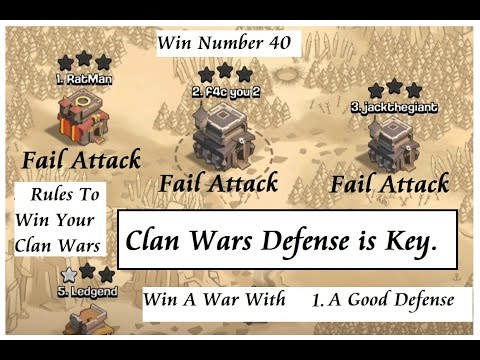 Clan Wars Win 40 & Tips on how to win CW Click Show More Clan Wars Win 40 & Tips on how to win CW Click Show More