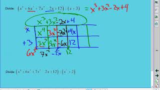 Area Model Polynomial Division updated