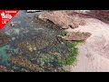 new aberdour beach beach and cave panorama scotland uk 4k 360°