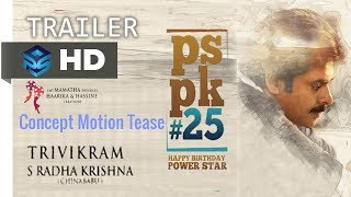 PSPK 25 Movie Concept Motion Teaser Fan Made | Pawan Kalyan | Trivikram |
