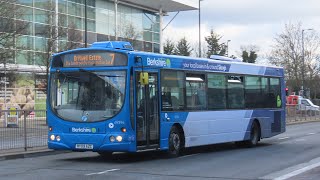 First Berkshire(Beeline) Volvo B7RLE wright eclipse  69394(HY09AZC) on route 7 to britwell estate