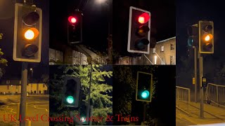 Pelican Crossings around Cambridge at Night, Cambridgeshire