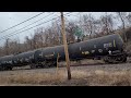 ns maintenance of way train 92x and c54 conway to mingo local chase on norfolk southern ft wayne mow