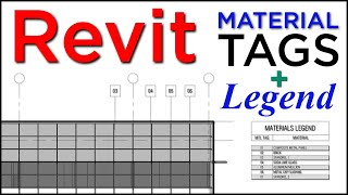 Revit Material Tags & Legend