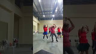 Zumba dance class Thursday sweating mix 80's medley dance  (7)