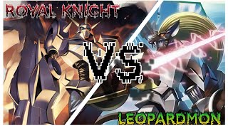 Royal Knight Vs Leopardmon (X Antibody)