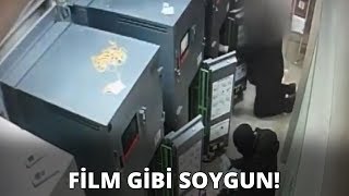 Film gibi banka soygunu!