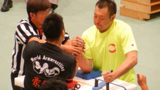 2013JAWA全日本アームレスリング男子決勝R-100