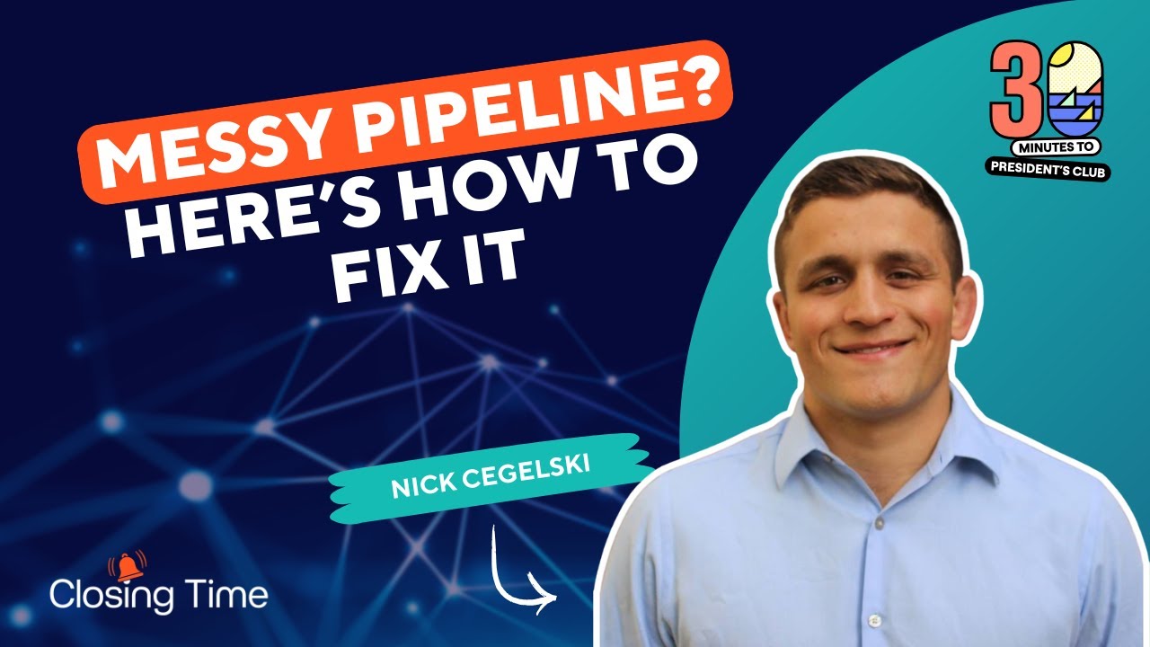How To Manage Your Sales Pipeline Like A President S Club Seller Youtube