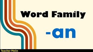 WORD FAMILY (an) #cvcwords