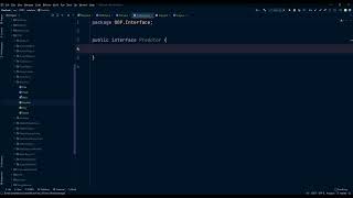 How to create interface in Intellij.