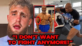 Jake paul reacts to mike tyson new footage AND CANCELLED THE FIGHT!Pros REVEAL
