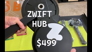Zwift Hub Smart Trainer - $499 - Unboxing - Easy to build, update firmware and connect to my PC.