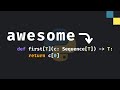 Generics are awesome in Python