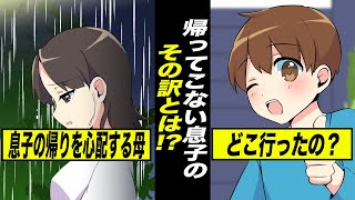 【感動】門限を過ぎても帰ってこない息子…母の涙腺が崩壊した理由とは【漫画動画】