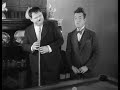 laurel and hardy playing pool brats 1930