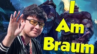 Dyrus gets dived as top lane Braum