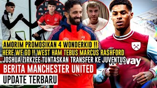 MANTAP❗️AMORIM ORBITKAN PEMAIN ACADEMY  🥰 RASHFORD DIUJUNG TANDUK 🔴 Berita MU