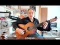 bulerías monday 4 pepe justicia falseta from azules flamenco guitar tutorial with counting