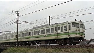 115系N33編成　信越本線下り快速新潟行き3481M