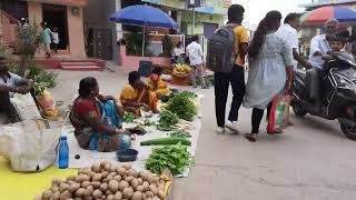 Jagdevpur village Street Market tour Telangana state