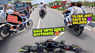 Z900😍 is back After 2 months😭 || Extreme Hyper Ride🥵 With Girl😱 on Z900 #extremeroadrage #roadrage