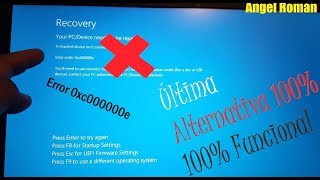 Causas, Consecuencias y Reparación del Error 0xc000000e en Windows 10 [100% Efectivo]