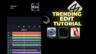 Lyrics edit Tutorial in Alightmotion and CapCut