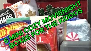 DIY COZY MINI MOVIENIGHT & CHILL BOXES FOR THE KIDDOS🥰❤️ #love #fyp #wellness #trending #viralvideo