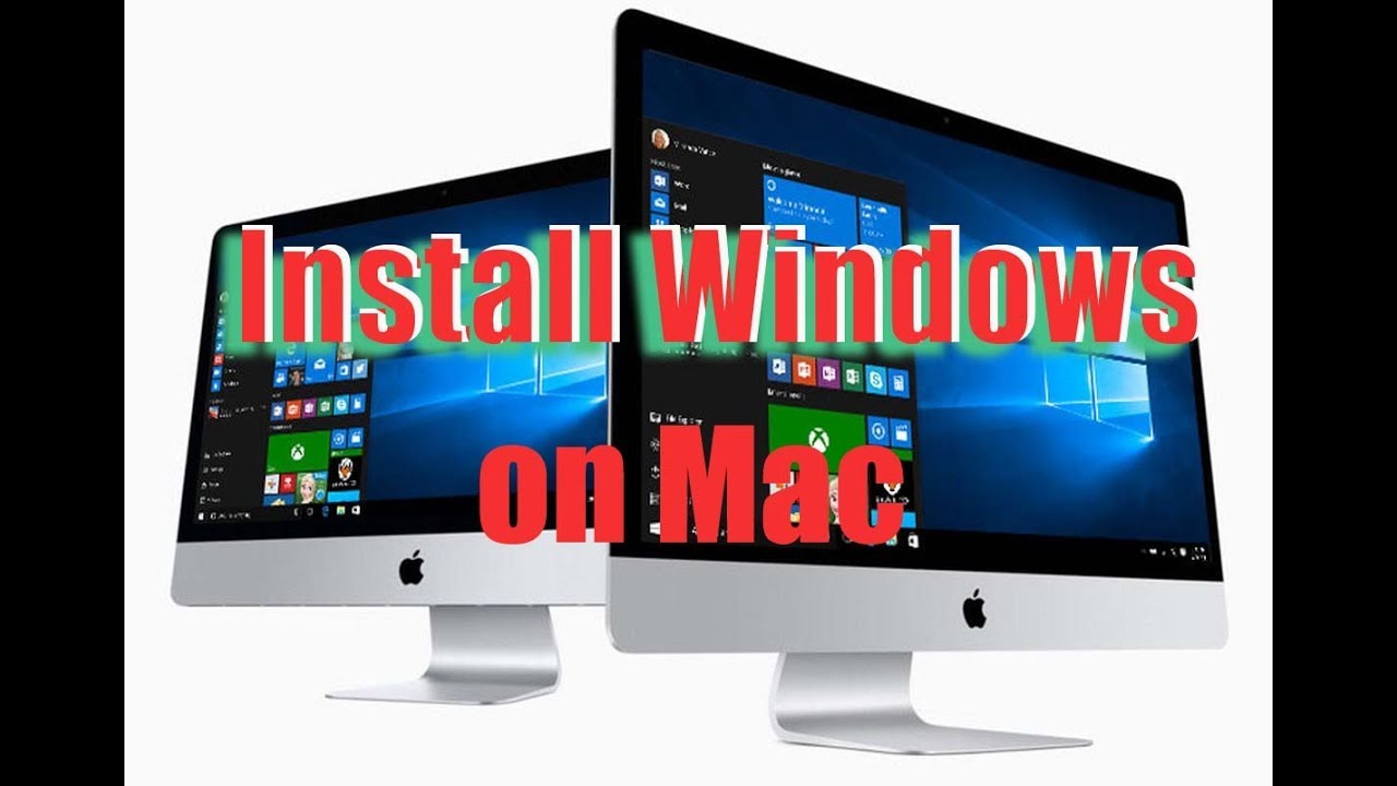 How To Install Windows On IMac, Macbook Pro, Mac Computer Using Windows ...