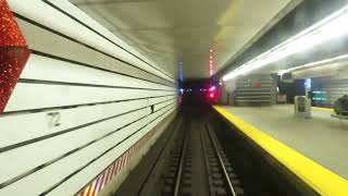 NYC Subway Holiday Nostalgia Train - 57th St to 96th St (2nd Ave Subway) Rear View