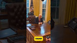 President Donald  Trump inside the Oval Office at The White House earlier today 🇺🇸 #donaltrump