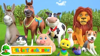 Animal Sound Song | Kindergarten s for Children | Cartoons s by Little treehouse