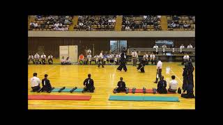 2024静岡県中体連（剣道）県大会　男子団体決勝　磐田東ー三ケ日