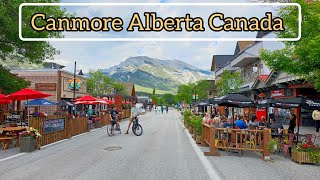 Canmore Alberta Canada on June 2023 | Canmore Downtown walking tour 2023. #calgary #canada #alberta