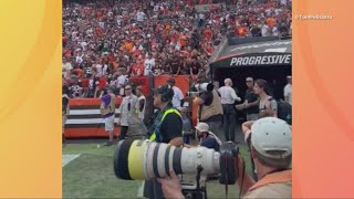 Cleveland Browns fan who threw bottle at owner Jimmy Haslam charged with assault